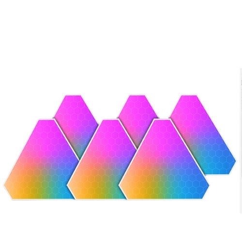 Smart Triangle Night Light For Wall Gaming Room Lights Decor WIFI LED Wall Light Music Sync For Gaming Setup