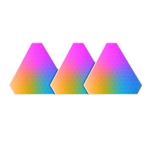 Smart Triangle Night Light For Wall Gaming Room Lights Decor WIFI LED Wall Light Music Sync For Gaming Setup