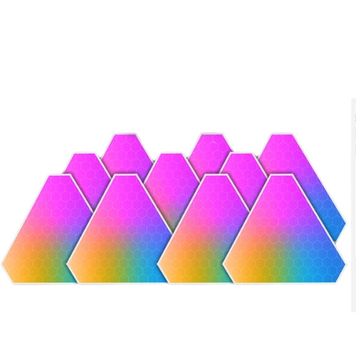 Smart Triangle Night Light For Wall Gaming Room Lights Decor WIFI LED Wall Light Music Sync For Gaming Setup
